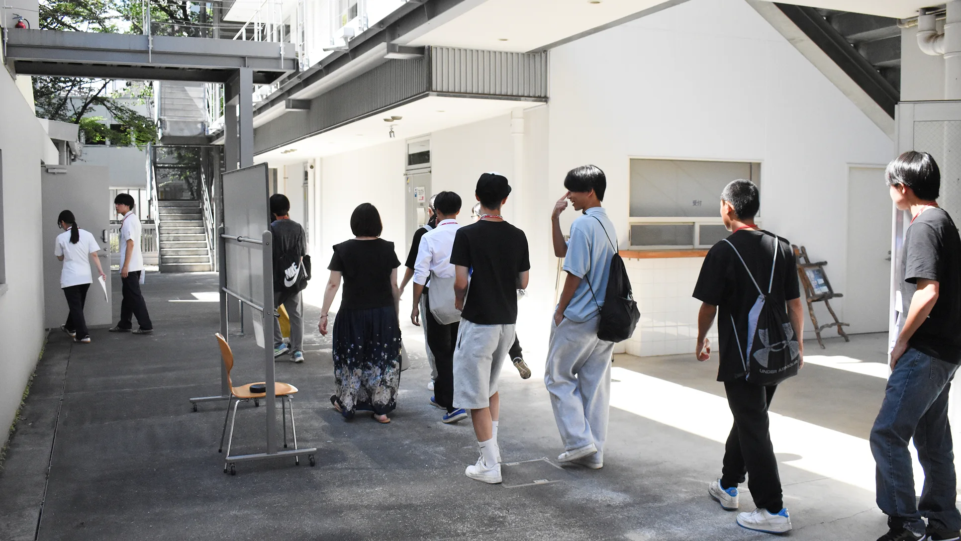 キャンパスツアーの様子